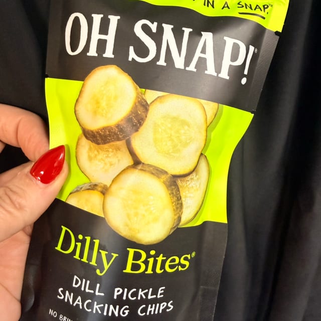 Oh Snap! Pickle Chips.